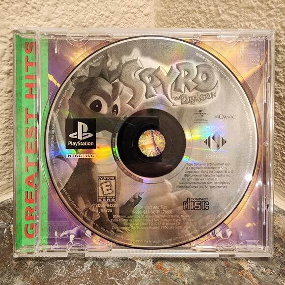 Game - Spyro The Dragon - PS1 - Picture 1 of 3